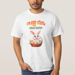 Camiseta Loucos por Coelho da Páscoa e Cesta