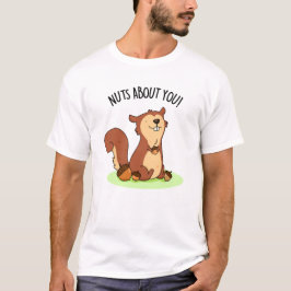 Camiseta Loucos Sobre Seu Esquilo Engraçado