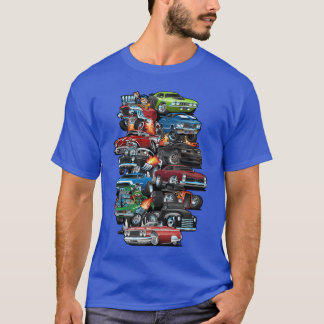 Camiseta Loucura de Carros Muscle Cars Carros Clássicos e H