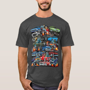 Camiseta Loucura de Carros Muscle Cars Carros Clássicos e H
