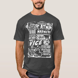 Camiseta Loucura de Erva de Gato Presentes Divertidos de Ga