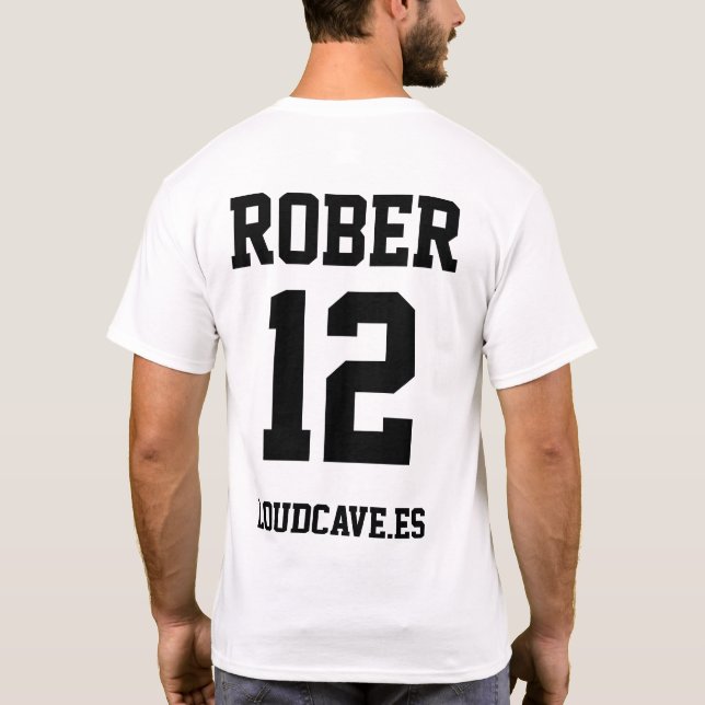 Camiseta Loud Cave - Rober (Verso)
