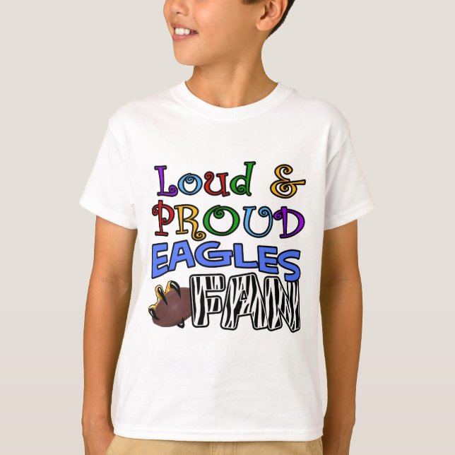 Camiseta Loud Eagle Fan Zebra (Frente)