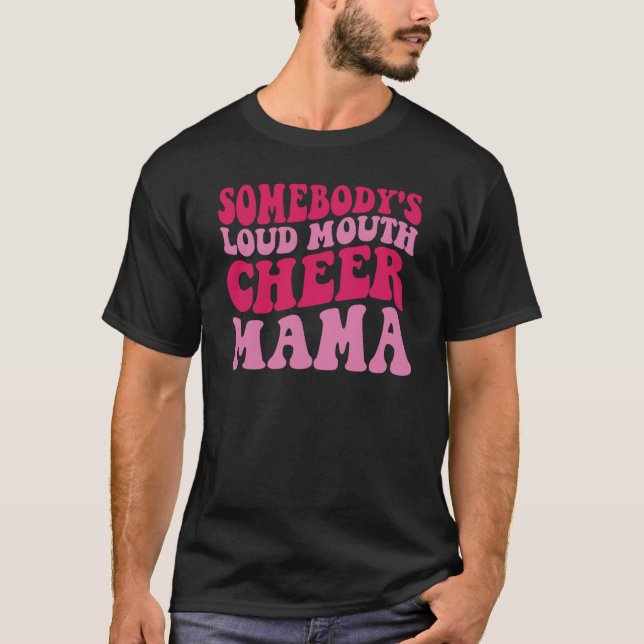 Camiseta Loud Mouth Cheer Mama (Frente)