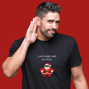 Camiseta Loud Sleigh Bells Salve Vidas Festas de Moto Natal
