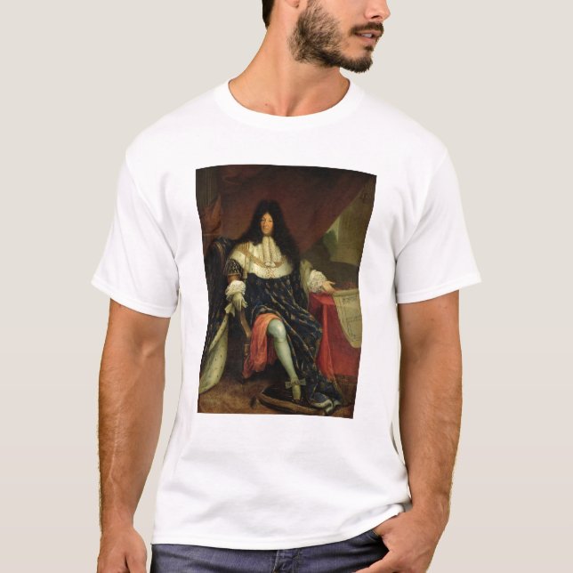 Camiseta Louis XIV que guardaram um plano do Maison Royale (Frente)