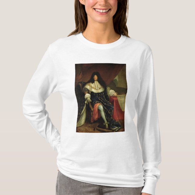 Camiseta Louis XIV que guardaram um plano do Maison Royale (Frente)