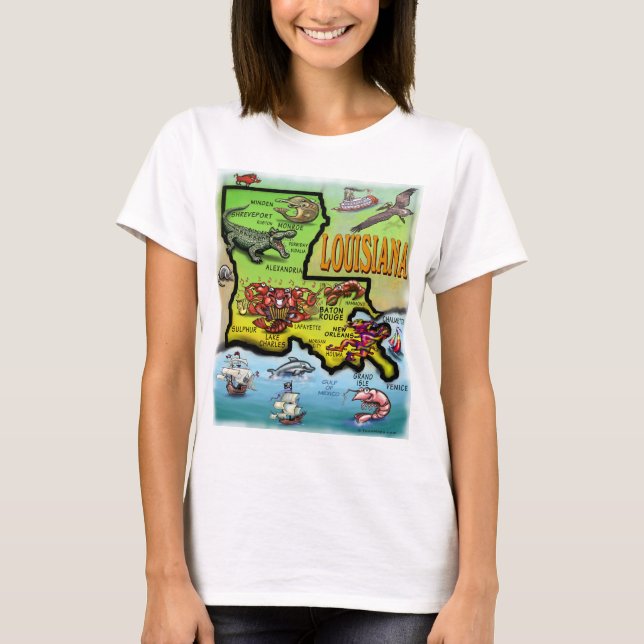 Camiseta Louisiana (Frente)