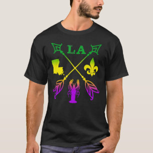 Camiseta Louisiana Arrow New Orleans Mardi Gras