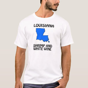 Camiseta Louisiana - Camarão e Vinho Branco