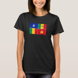 Camiseta Louisiana Creole Flag