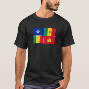Camiseta Louisiana Creole Flag