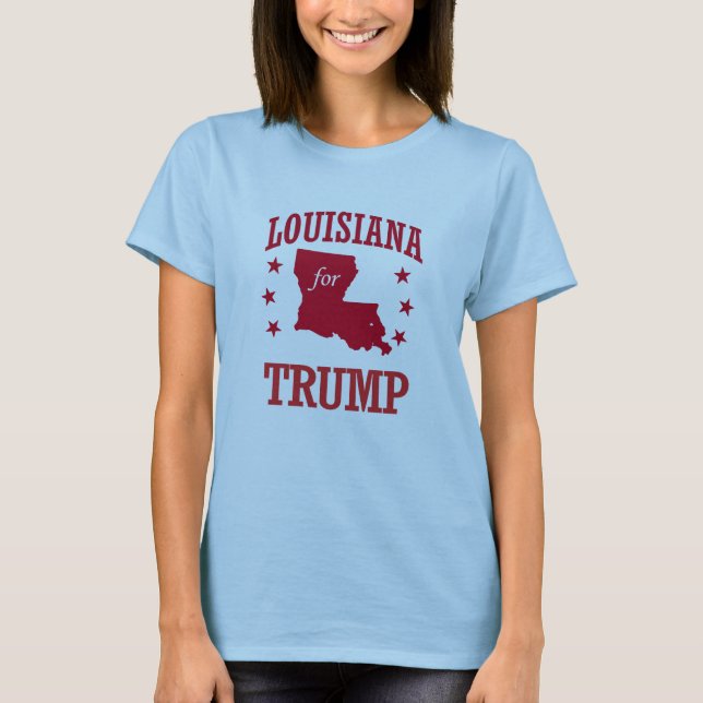 CAMISETA LOUISIANA PARA DONALD TRUMP (Frente)