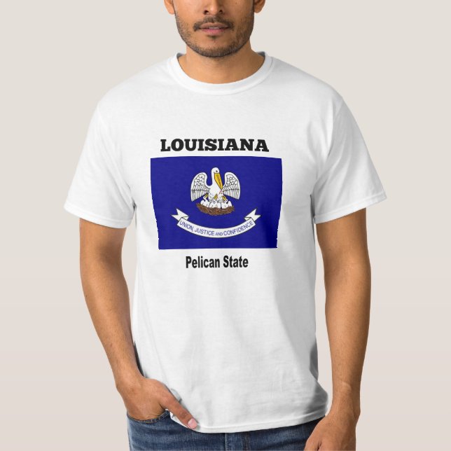 Camiseta Louisiana, Pelican State (Frente)