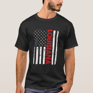 Camiseta Louisiana Pride Retro Vintage - Antiga bandeira am