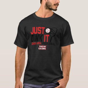Camiseta Louisiana Ragin' Cajuns Pickleball Dink Cinza