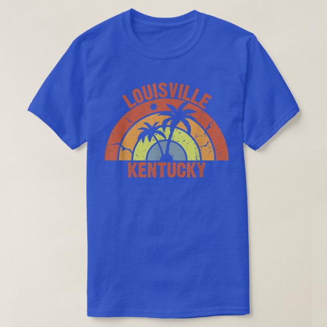 Camiseta Louisville Family Vacation Trip Summer Beach Vinta (Frente do Design)