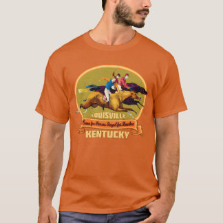 Camiseta Louisville Kentucky Horse Racing Bourbon Derby ret