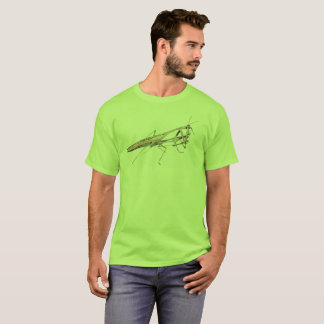 Camiseta Louva-a-deus em verdes