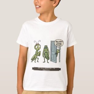 Camiseta Louva-a-Deus Engraçado para Crianças
