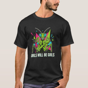 Camiseta Louva-a-Deus Garotas Engraçadas 1