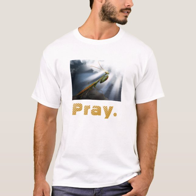 Camiseta Louva-a-deus Praying (Frente)