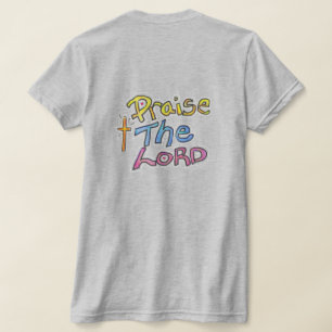 Camiseta "Louvado com o LORD" com as Mulheres Cruzadas Cris
