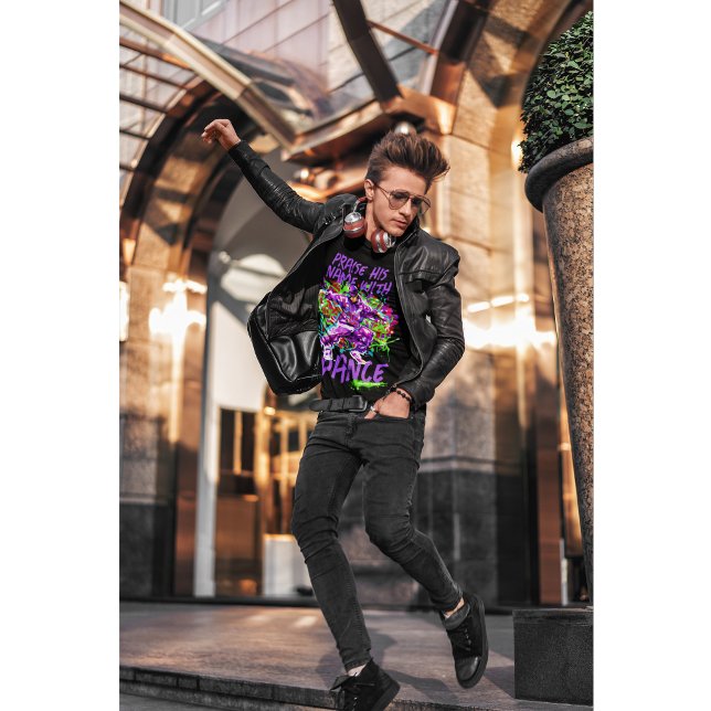 Camiseta Louvando Seu Nome Com Dança Christian Faith (Criador carregado)