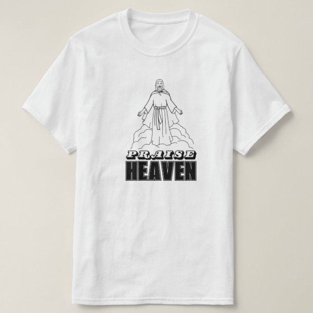 CAMISETA LOUVE O CÉU (Frente do Design)