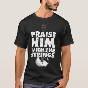 Camiseta Louve-O Com As Cordas Que O Jogador De Violão Roch