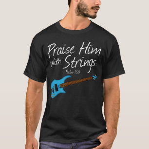 Camiseta Louve-O Com Contrabaixo de Cordas Contrabaixista