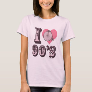 Camiseta Love 1890s Vintage Heart Slogan Parody