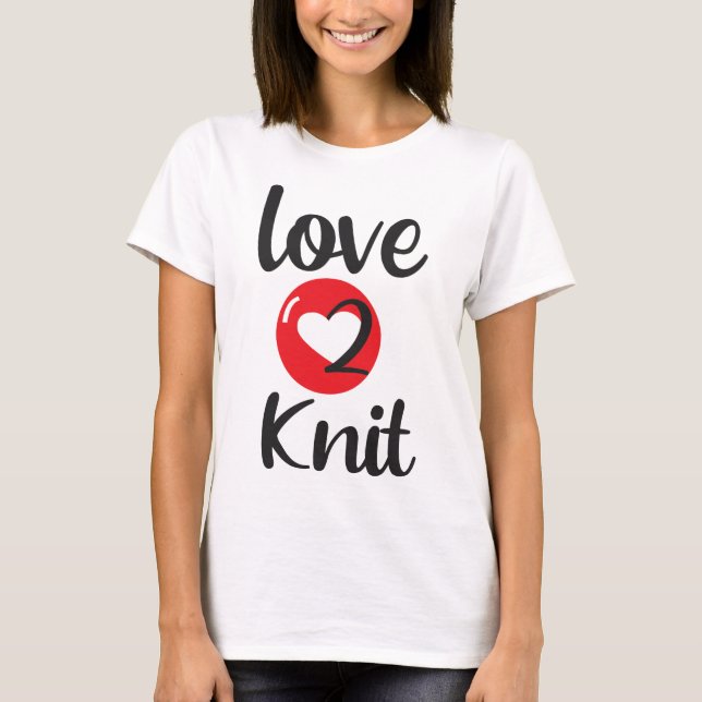 Camiseta Love 2 Knit (Frente)