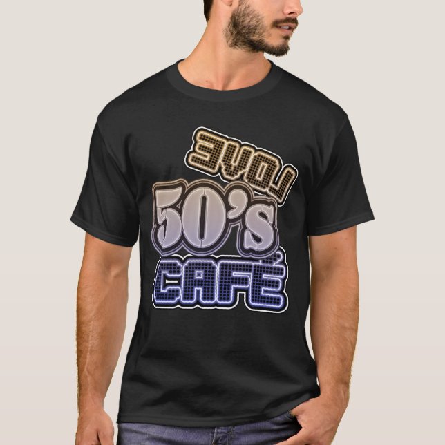 Camiseta Love 50 Cafe Vintage #2 - T-Shirt (Frente)