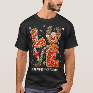 Camiseta Love Activity Diretor Life Christmas Pajamas Nurs