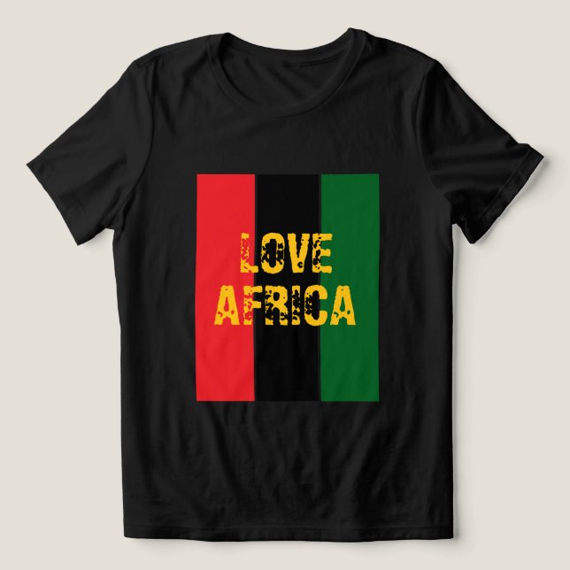 Camiseta Love Africa (Design frontal)