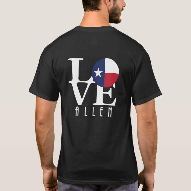 Camiseta LOVE Allen Texas (Verso)