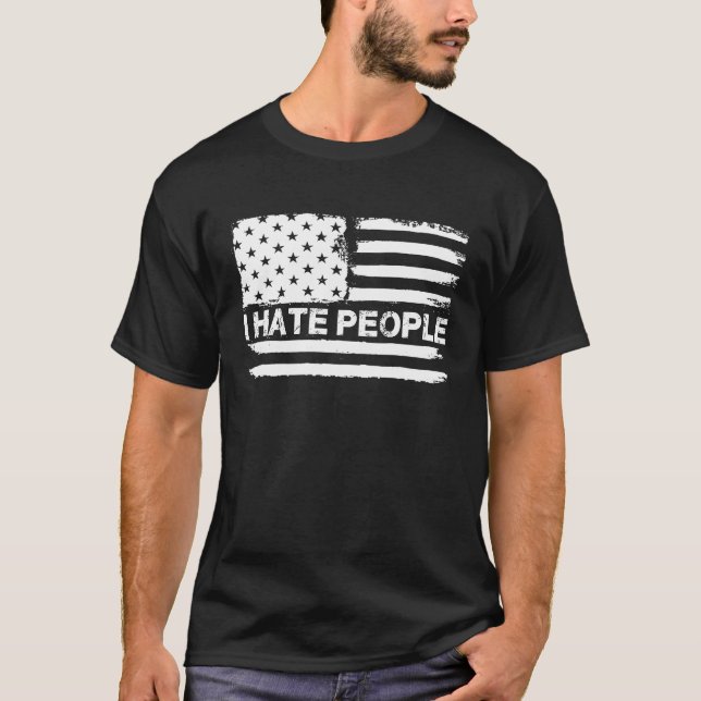 Camiseta Love America I Oodeio Pessoas USA Flag (Frente)