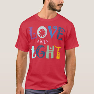 Camiseta Love And Light Hanukkah Chanukah Jewish Festival T
