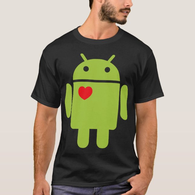 Camiseta Love Android (Frente)