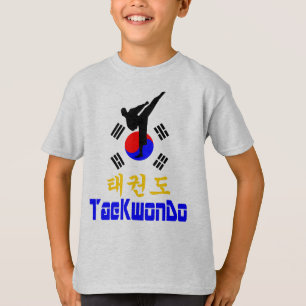 Camiseta ❤☯✔Love Arte-TaeKwonDo marcial coreano Crewn