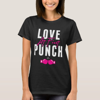 Camiseta Love At First Punch Girl Kickboxing Cardio Workout