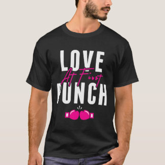 Camiseta Love At First Punch Girl Kickboxing Cardio Workout
