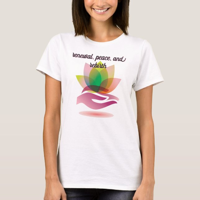 Camiseta Love At Hand Yoga T-Shirt (Frente)