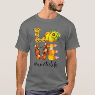 Camiseta Love Auntie Auntie Fall Season Autason