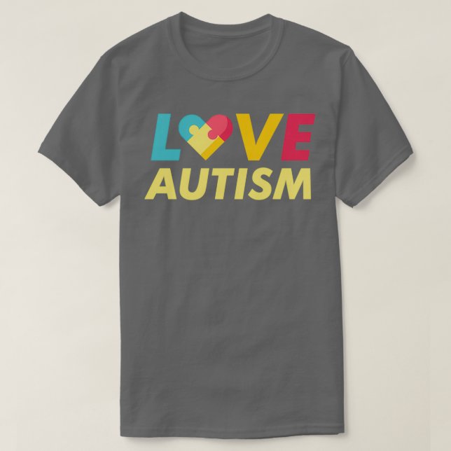 Camiseta Love Autism (Frente do Design)
