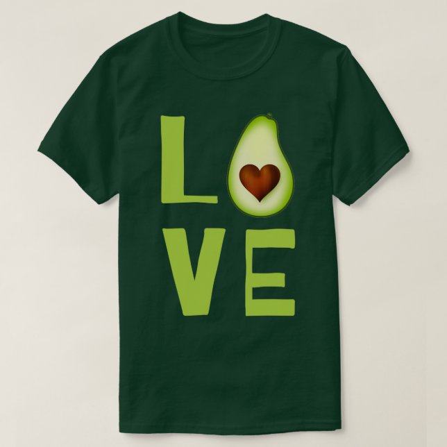 Camiseta Love Avocado 3 (Frente do Design)