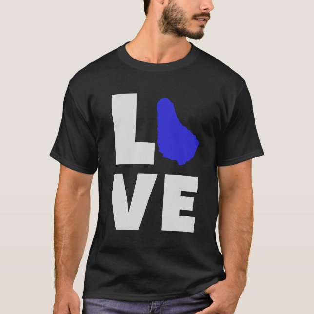 Camiseta Love Barbados T-Shirt (Frente)