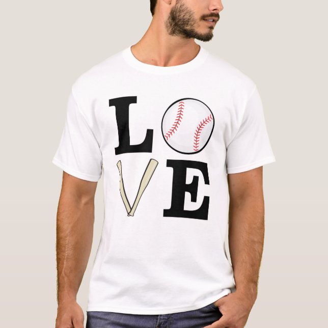 Camiseta Love Baseball (Frente)