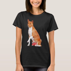 Camiseta Love Basenji Dog Mãe Pai Puppy Pet Namorados